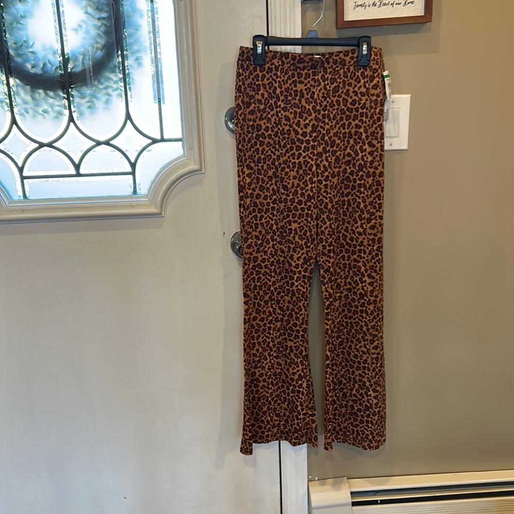 NWT BP leopard flare leggings.  Leopard is a neutral!